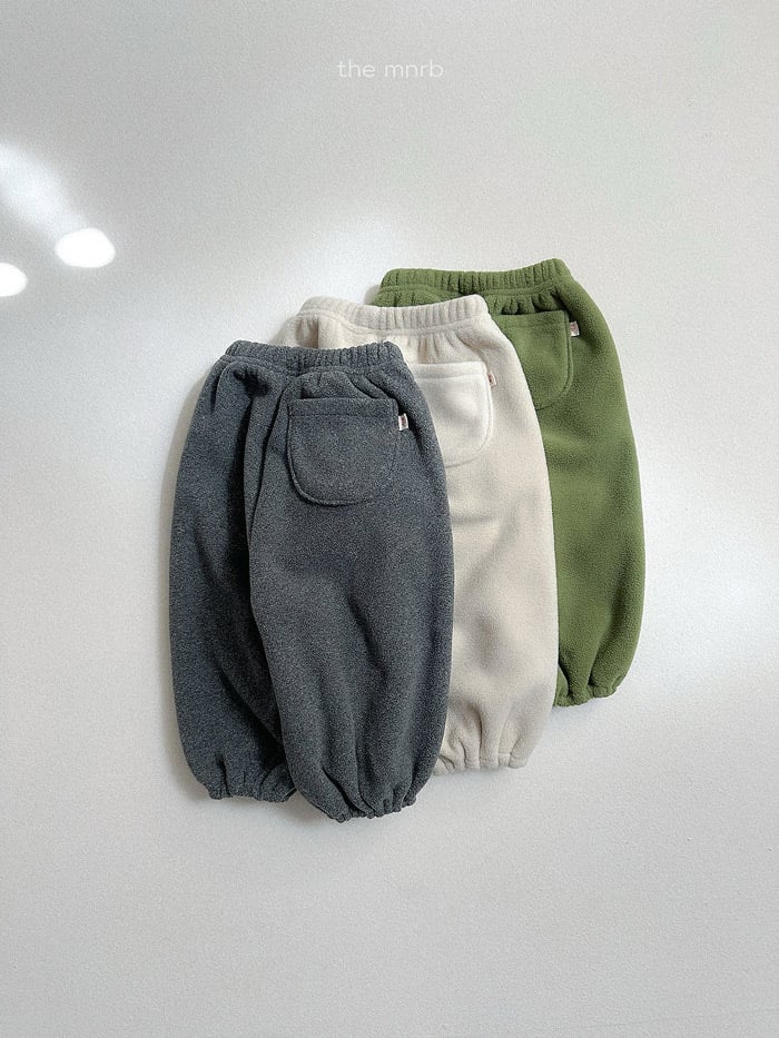 minirobe teddy jogger pants (75-110cm)