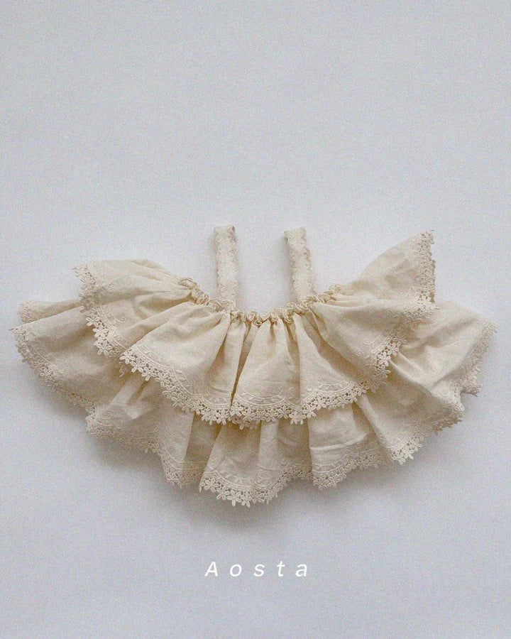 Aosta Lace Tiered Blouse