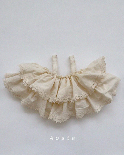 Aosta Lace Tiered Blouse