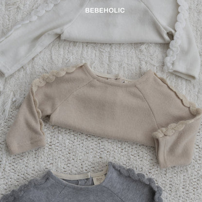 bebeholic wave sleeve tee (3-18m)