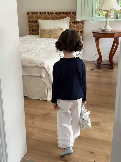 aiai classic frill cardigan (95-140cm)