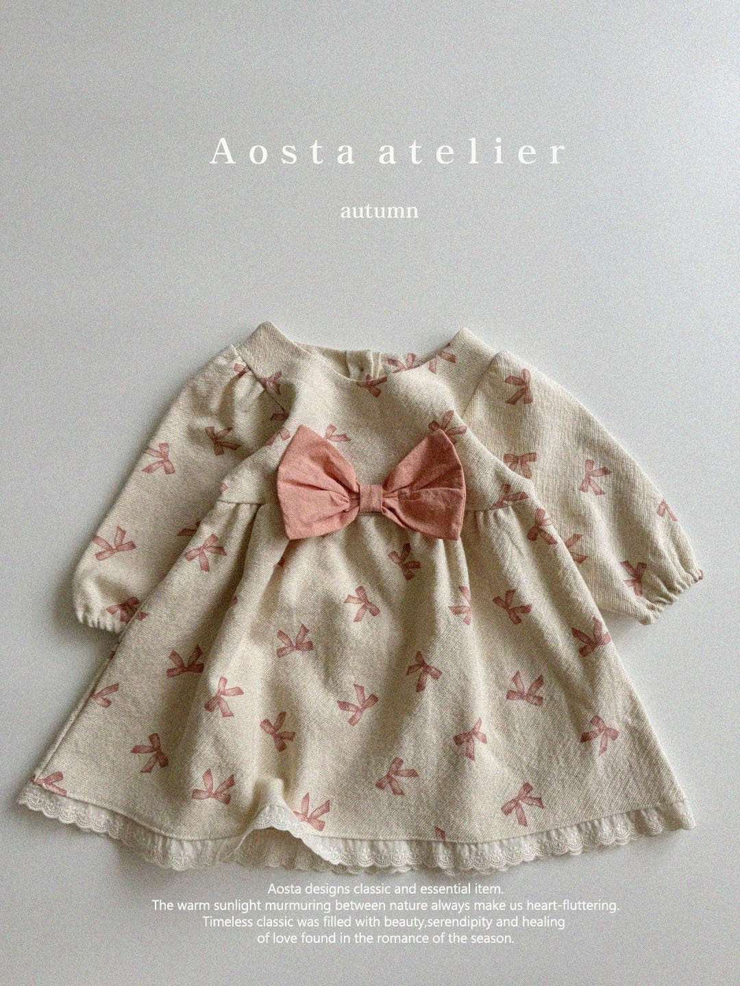 Aosta ribbon dress (~70-115cm)