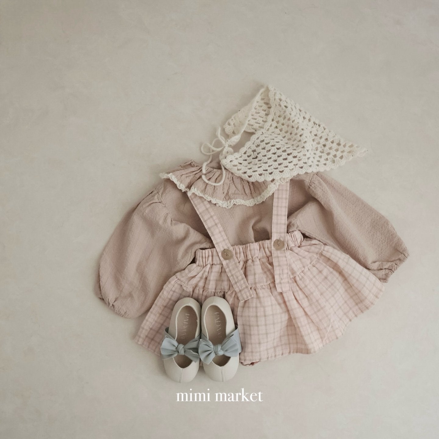 mimi market ray collar blouse (75-90cm)