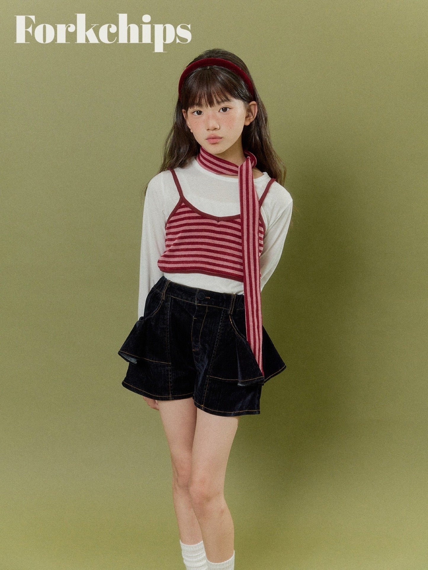 FORKCHIPS silk t-shirt (95-160cm)