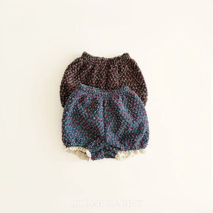 Urban Rabbit 毛圈蕾絲混色短褲 (80-140cm)