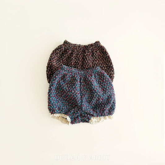 Urban Rabbit 毛圈蕾絲混色短褲 (80-140cm)