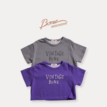 Boneoune vintage bone short tee (80-152cm)