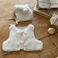 hibyebebe snowflake fur vest (Bebe )