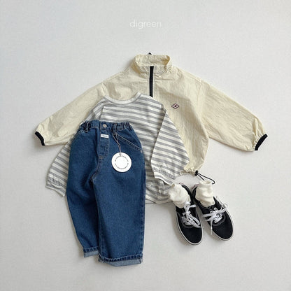 digreen slash denim pants (90-130cm)