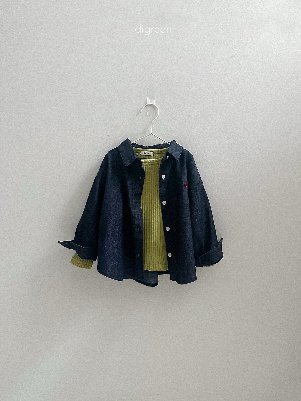 digreen bella rib tee (85-130cm)