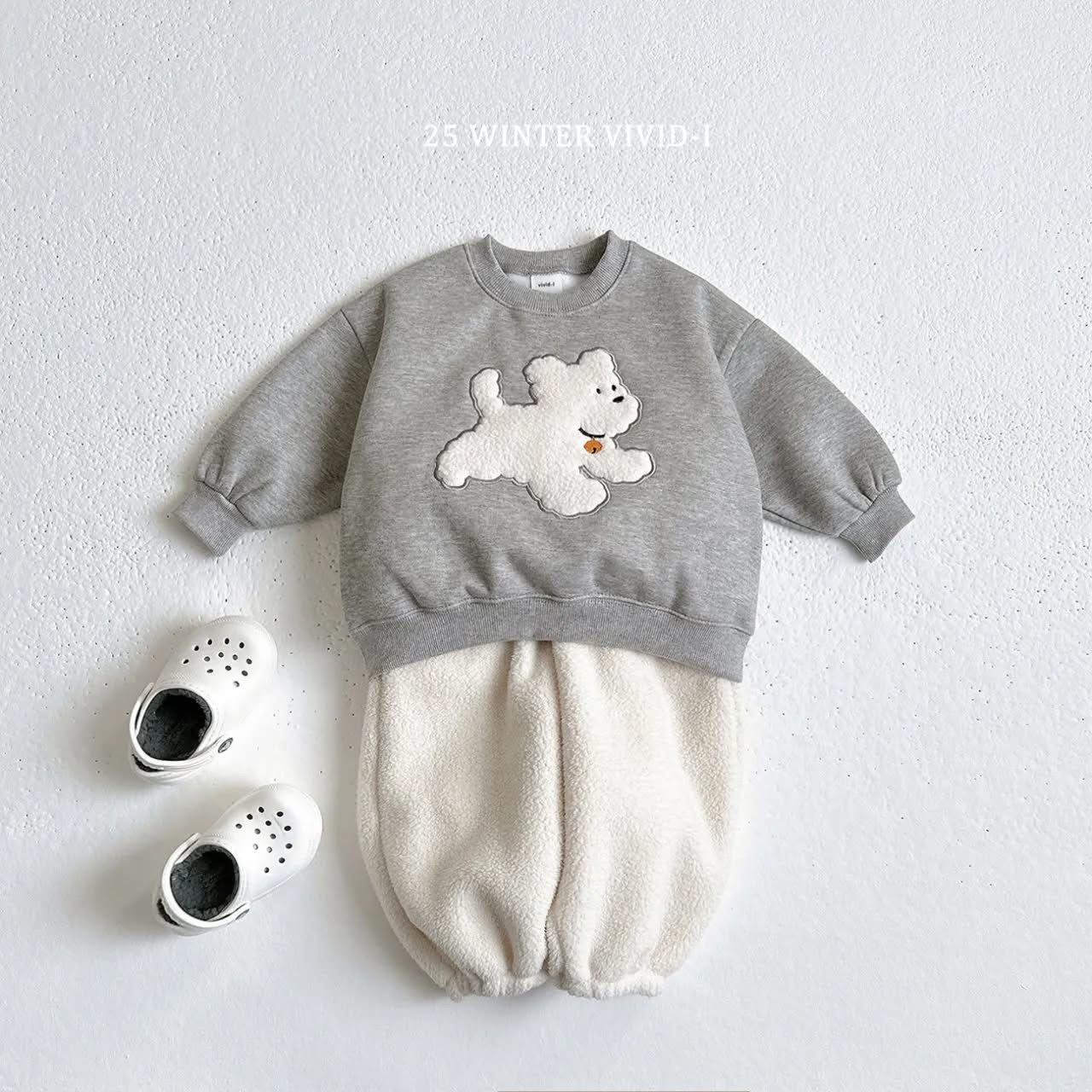 Vivid 泰迪毛毛縮口褲 (75-135cm)