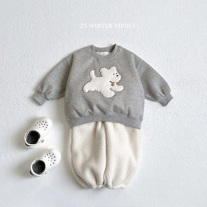 Vivid 泰迪毛毛縮口褲 (75-135cm)