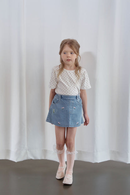 momoann flora skirt pants (90-140cm)