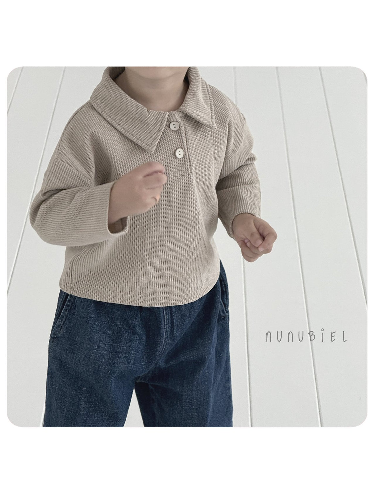 nunubiel waffle shirt (75-120cm)