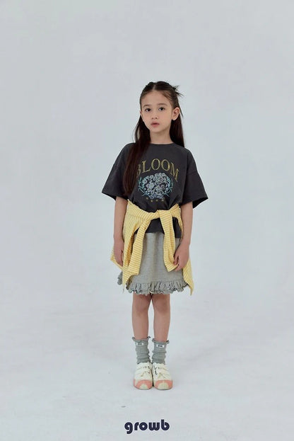 Growb Ruffle Sweat Skirt (90-125cm)