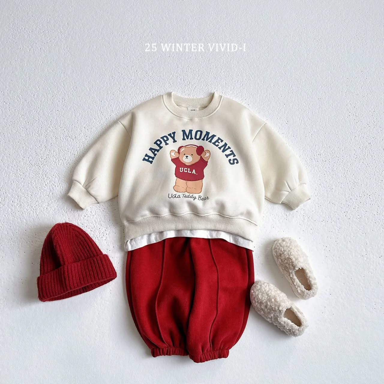 Vivid 凸中線條縮口褲 (75-135cm)