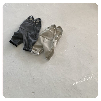 nunubiel corduroy suspender pants (75-120cm)