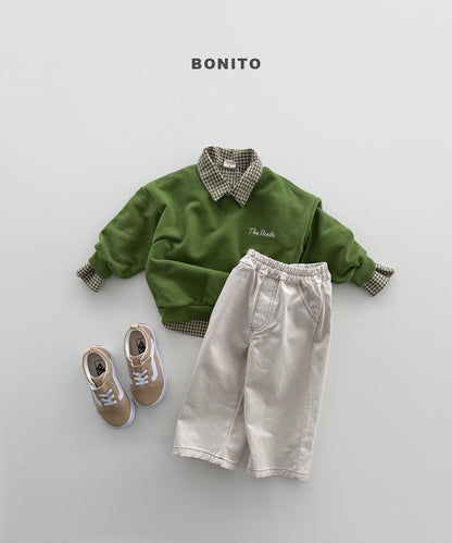 bonito check shirt (~80-140cm)