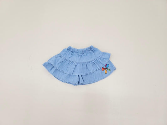 Mimico 蝴蝶結牛仔褲裙 (kids 80-125cm)