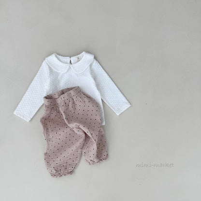 mimi market grape collar tee (bebe70-85cm)