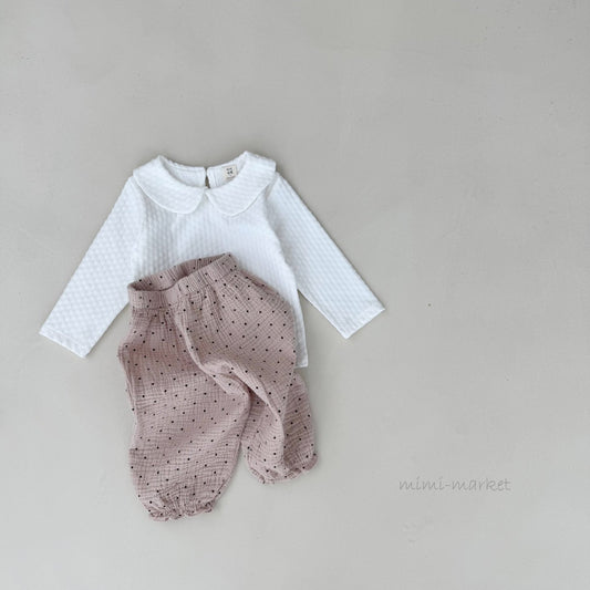 mimi market grape collar tee (bebe70-85cm)