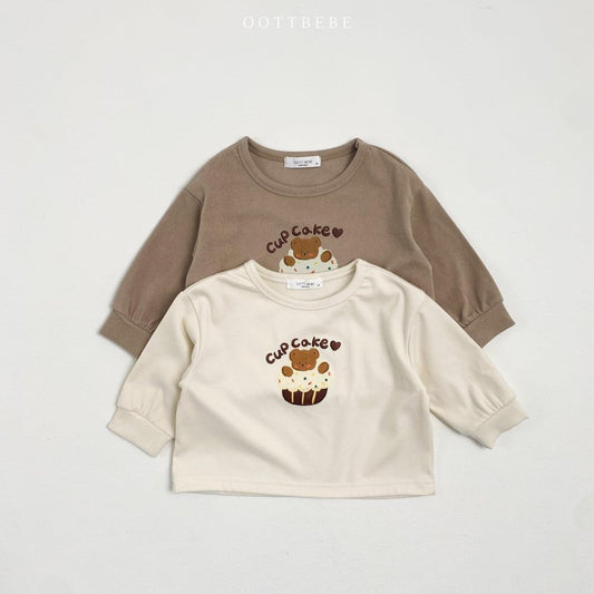 oottbebe cupcake bear tee (75-120cm)