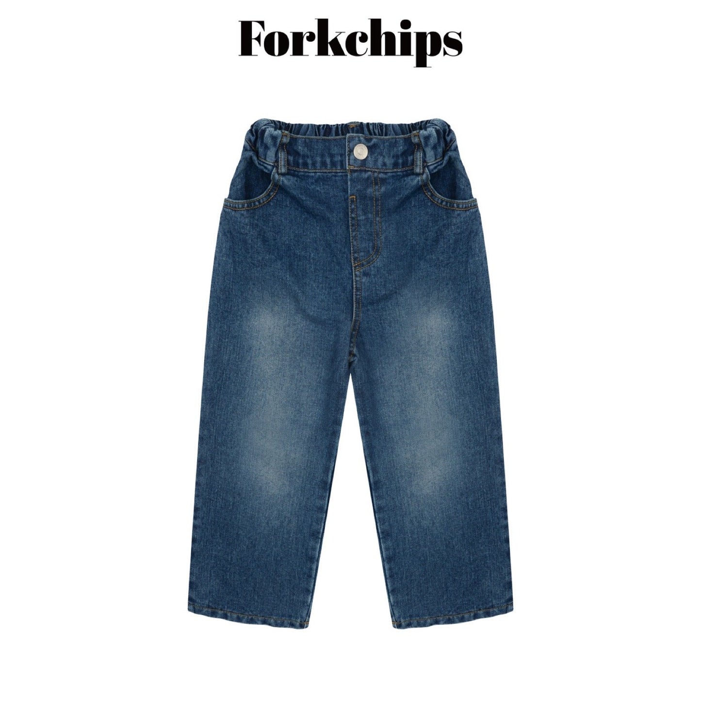 FORKCHIPS canvas denim pants (95-160cm)