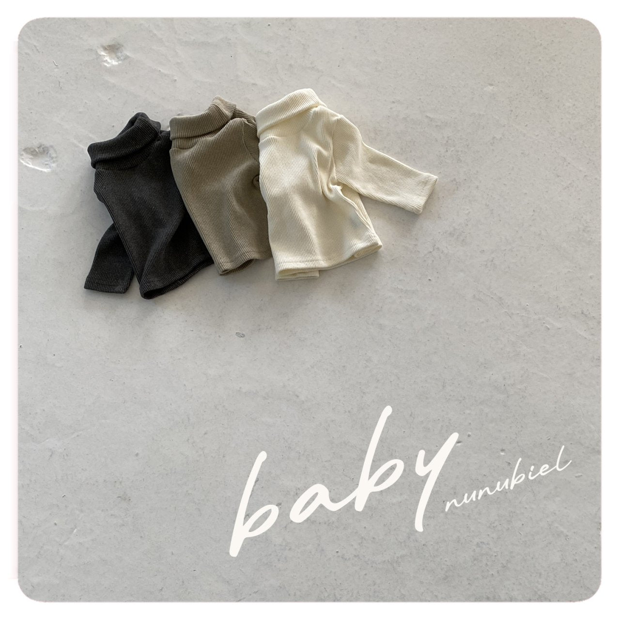 nunubiel bebe double turtleneck (3-18m)