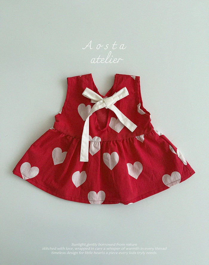 aosta Heart blouse (70-110cm)