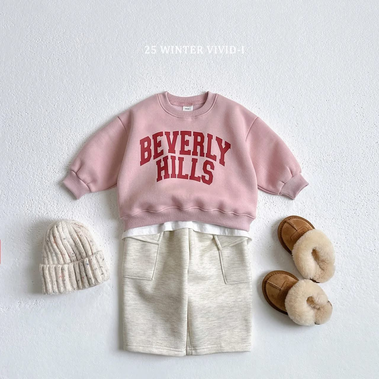 Vivid 側蓋口袋工裝褲 (75-135cm)