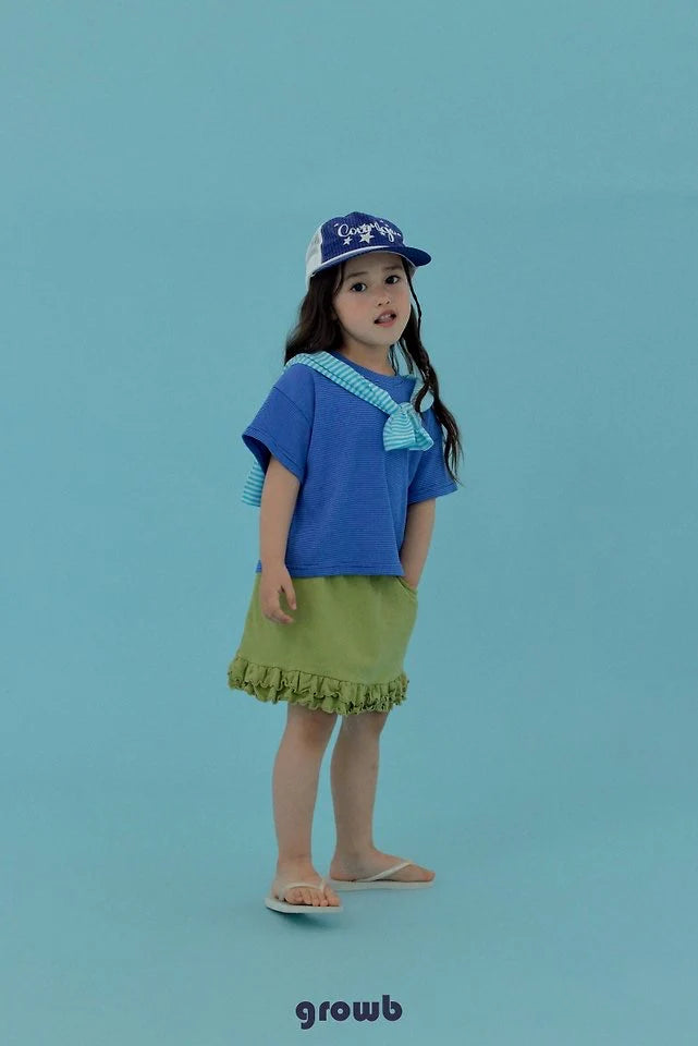 Growb Ruffle Sweat Skirt (90-125cm)
