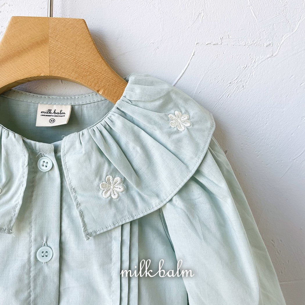 milkbalm jasmine pintuck blouse (75-125cm)