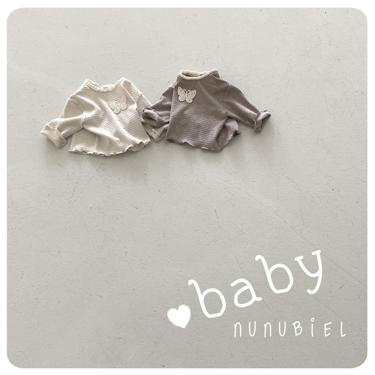 nunubiel bebe butterfly t-shirt (~70-80cm)