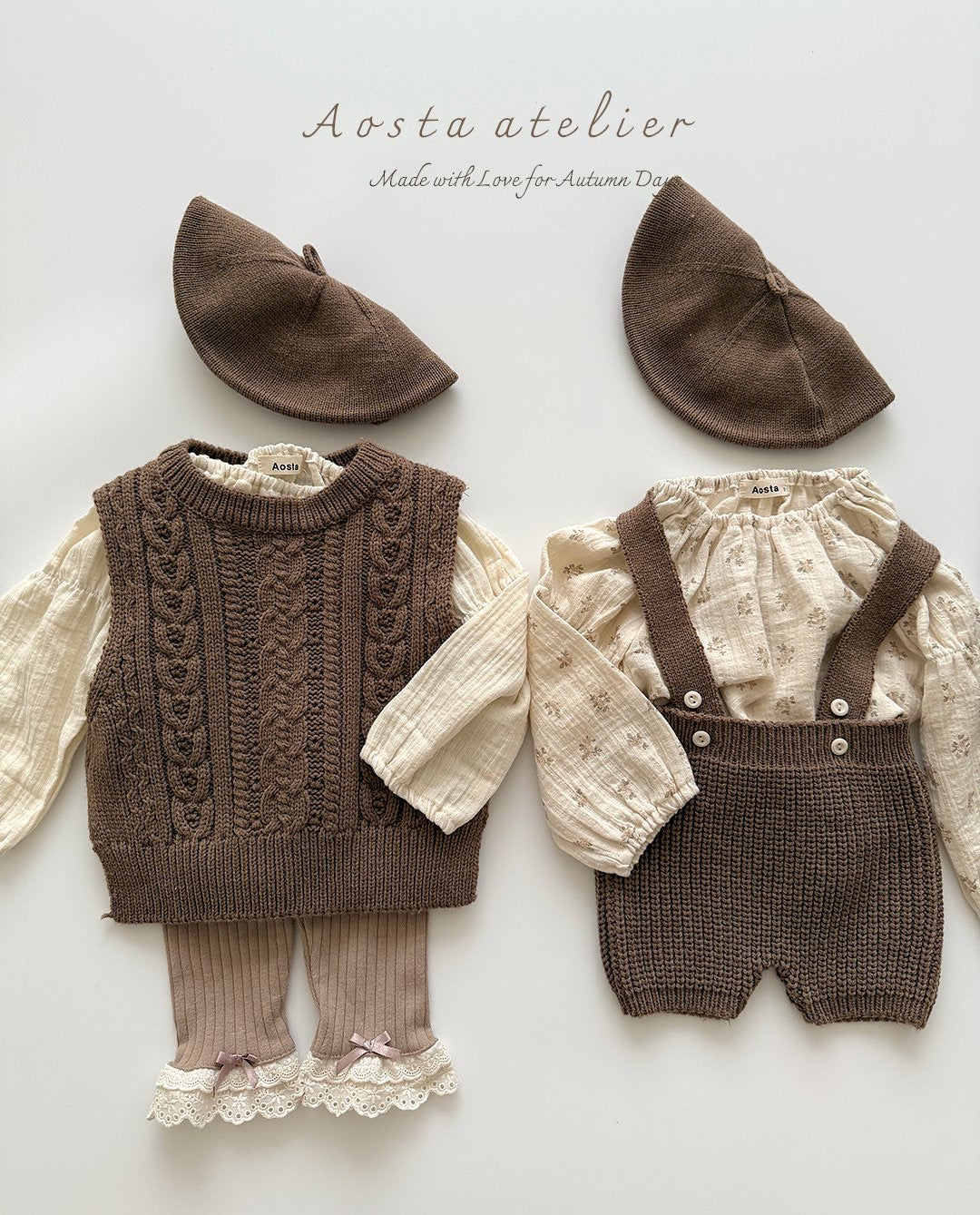 Aosta knit vest (~70-115cm)