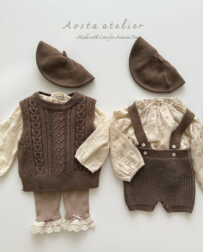 Aosta knit vest (~70-115cm)
