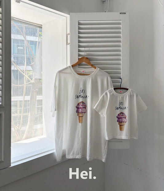 Hei 親子款Ice cream tee (kids & adult )