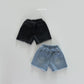 bonito cutting denim shorts (70-140cm)