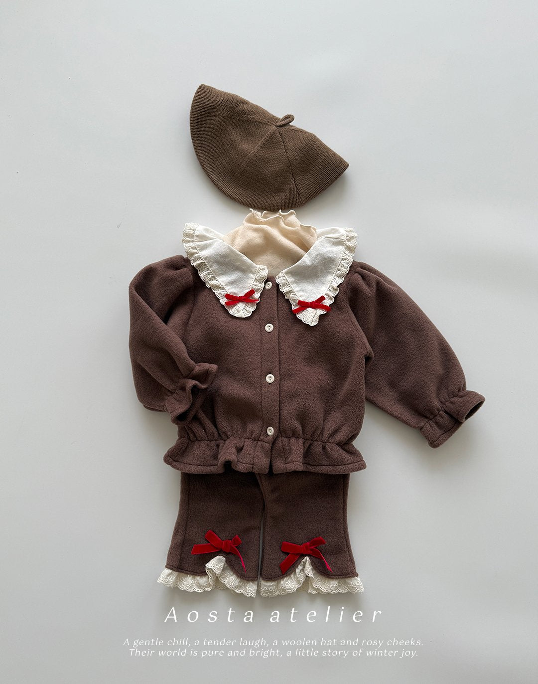 Aosta winter ribbon pants (~70-115cm)