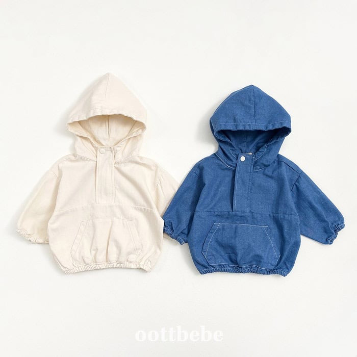 oottbebe stitch hood anorak (75-120cm)