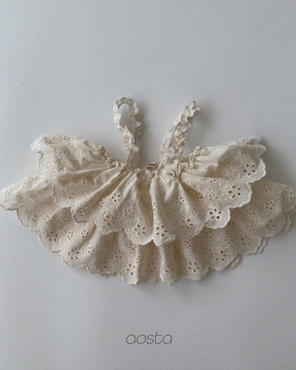 Aosta lace cancan blouse