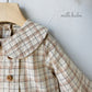 milkbalm oliver check shirt (75-125cm)