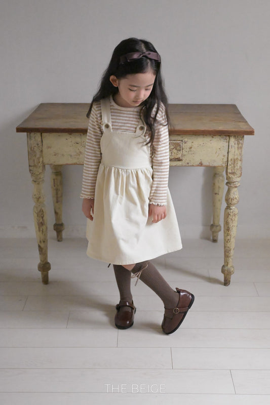 the beige earring suspender ops (80-120cm)