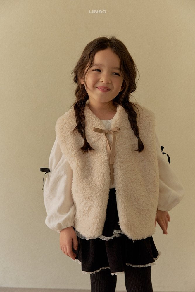 LINDO betty fur vest (80-125cm)