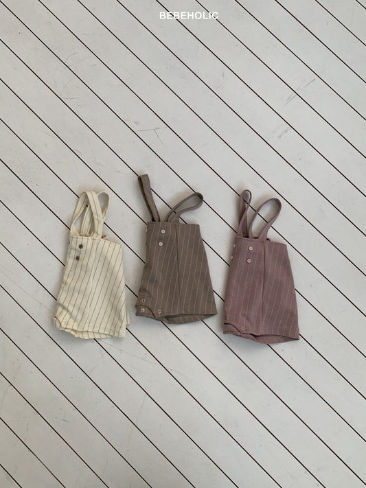 bebeholic stitch suspender pants (3-18m)