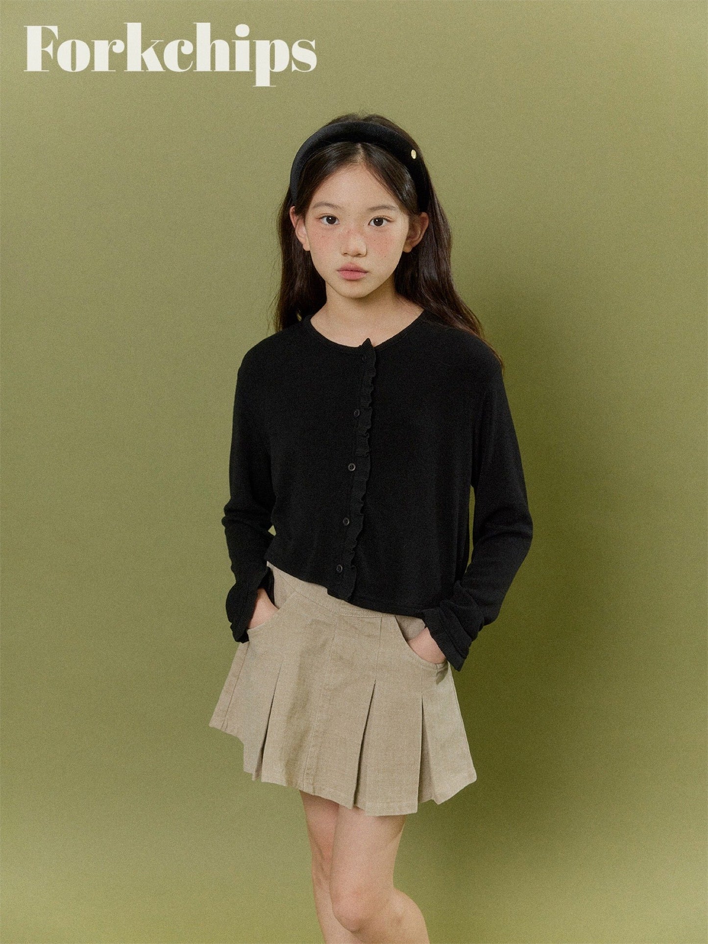 FORKCHIPS wave cardigan (95-160cm)