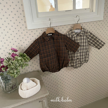 milkbalm liam padded suit (3-18m)