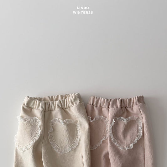 LINDO pocket heart pants (80-125cm)