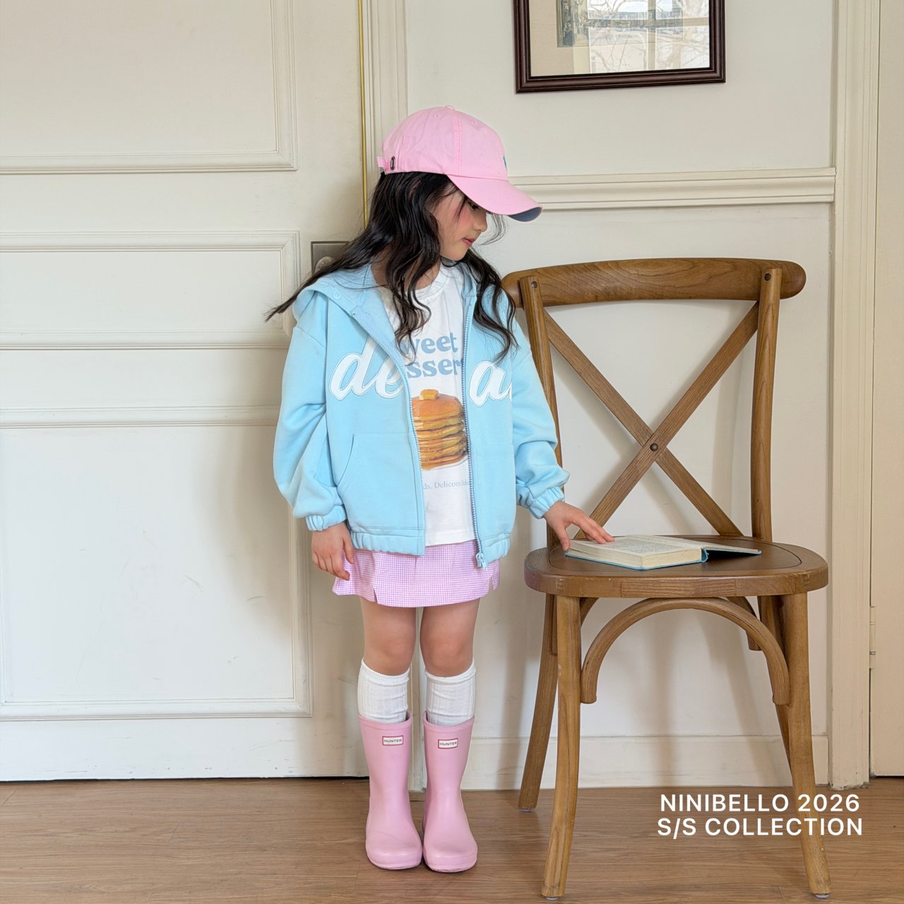 ninibello deer hood zip-up (80-130cm)