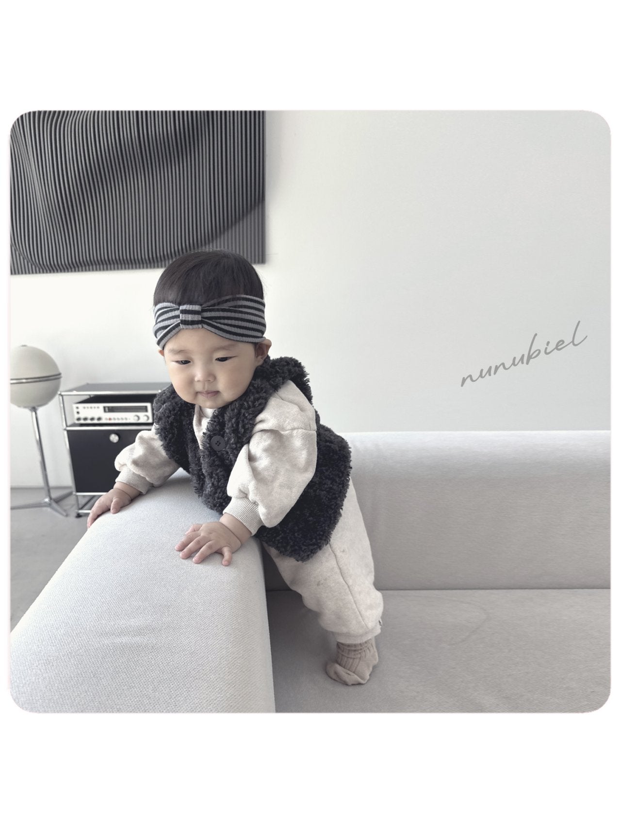 nunubiel bebe fur vest (3-18m)