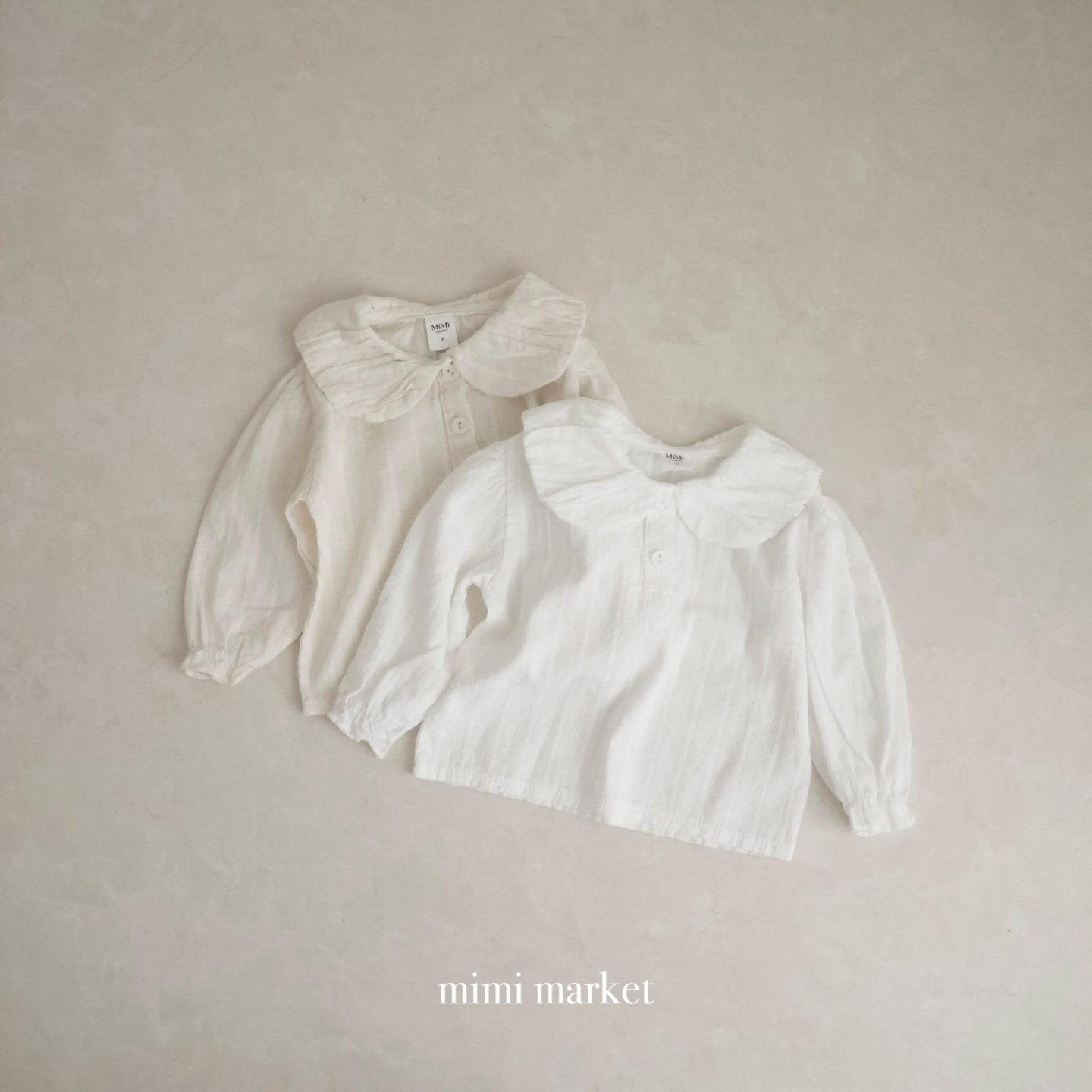 mimi market volume collar blouse (75-90cm)